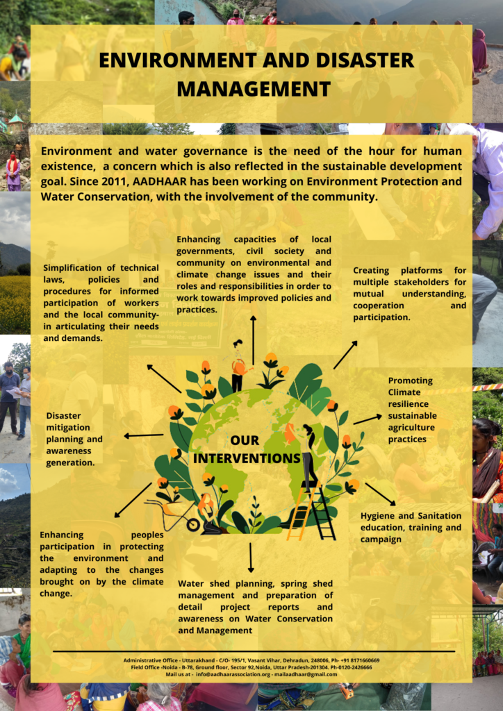 Environment & Disaster Management AADHAAR An Association for